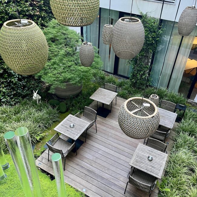 Patio haut balthazar hotel